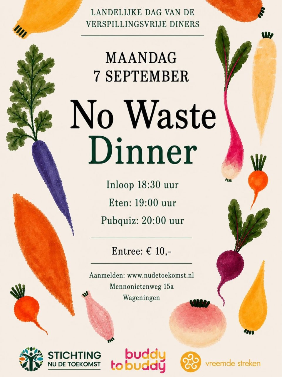 No Waste Dinner & Pubquiz